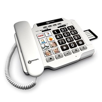 Teléfono fijo amplificado